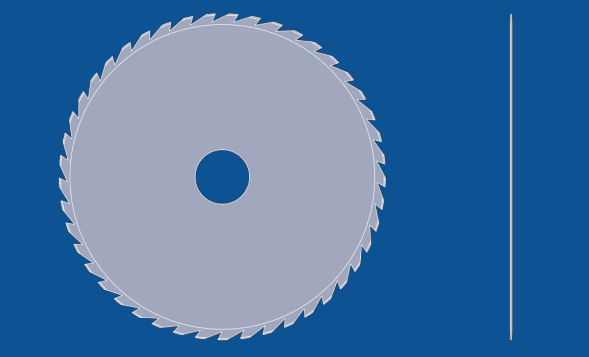 Cirkelsågblad med 12" diameter, artikelnummer 90095